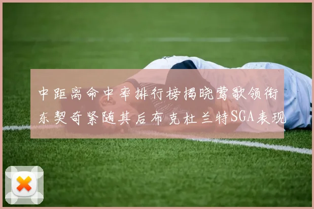 中距离命中率排行榜揭晓莺歌领衔东契奇紧随其后布克杜兰特SGA表现不俗